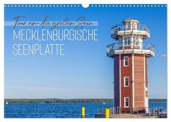 Tour um die großen Seen der Mecklenburgischen Seenplatte (Wandkalender 2025 DIN A3 quer), CALVENDO Monatskalender