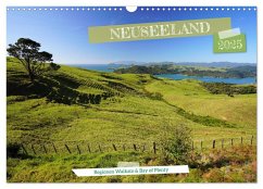 Neuseeland - Regionen Waikato und Bay of Plenty (Wandkalender 2025 DIN A3 quer), CALVENDO Monatskalender