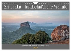 Sri Lanka - landschaftliche Vielfalt (Wandkalender 2025 DIN A4 quer), CALVENDO Monatskalender