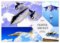 Fighter aircraft. Faszination Kampfflugzeug (Wandkalender 2025 DIN A2 quer), CALVENDO Monatskalender - Calvendo;Hurley, Rose