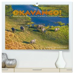 Okavango! Atemberaubende Naturschönheit im größten Binnendelta der Welt (hochwertiger Premium Wandkalender 2025 DIN A2 quer), Kunstdruck in Hochglanz - Calvendo;Guni, Guenter