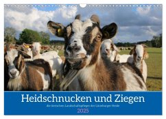 Heidschnucken und Ziegen die tierischen Landschaftspfleger der Lüneburger Heide (Wandkalender 2025 DIN A3 quer), CALVENDO Monatskalender - Calvendo;Lorenzen-Müller, Sandra