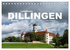 Landkreis Dillingen Donau (Tischkalender 2025 DIN A5 quer), CALVENDO Monatskalender