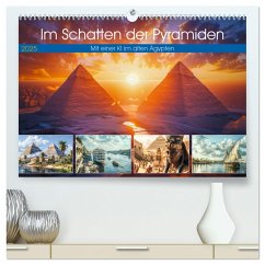 Im Schatten der Pyramidern (hochwertiger Premium Wandkalender 2025 DIN A2 quer), Kunstdruck in Hochglanz - Calvendo;Gierok-Latniak, Steffen