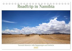 Roadtrip in Namibia (Tischkalender 2025 DIN A5 quer), CALVENDO Monatskalender - Calvendo;Brunelle, Eric