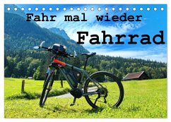 Fahr mal wieder Fahrrad (Tischkalender 2025 DIN A5 quer), CALVENDO Monatskalender