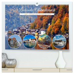 Lockendes Oberösterreich (hochwertiger Premium Wandkalender 2025 DIN A2 quer), Kunstdruck in Hochglanz