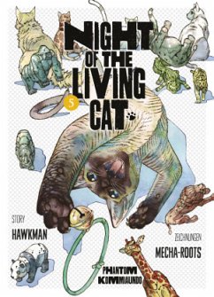 Night of the Living Cat 05 - Phantom Kommiaundo - Hawkman;Mecha-Roots