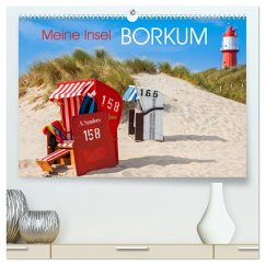 Meine Insel Borkum (hochwertiger Premium Wandkalender 2025 DIN A2 quer), Kunstdruck in Hochglanz - Calvendo;Scherf, Dietmar