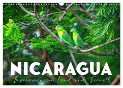 Nicaragua - Impressionen von Land und Tierwelt. (Wandkalender 2025 DIN A3 quer), CALVENDO Monatskalender - Calvendo;SF