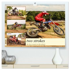 two strokes the best sound on this planet (hochwertiger Premium Wandkalender 2025 DIN A2 quer), Kunstdruck in Hochglanz