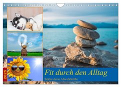 Fit durch den Alltag - stärke deine Abwehrkräfte (Wandkalender 2025 DIN A4 quer), CALVENDO Monatskalender - Calvendo;Michel, Susan