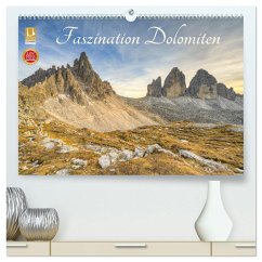 Faszination Dolomiten (hochwertiger Premium Wandkalender 2025 DIN A2 quer), Kunstdruck in Hochglanz - Calvendo;Valjak, Michael