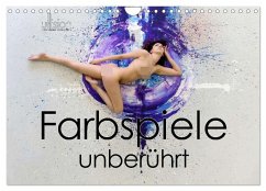 Farbspiele - unberührt (Wandkalender 2025 DIN A4 quer), CALVENDO Monatskalender