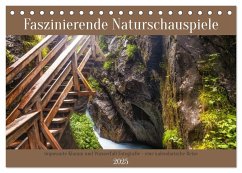 Faszinierende Naturschauspiele - imposante Klamm und Wasserfall Fotografie (Tischkalender 2025 DIN A5 quer), CALVENDO Monatskalender