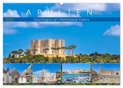 Apulien - Traumregion am Stiefelabsatz Italiens (Wandkalender 2025 DIN A2 quer), CALVENDO Monatskalender