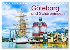 Göteborg und Schäreninseln (Tischkalender 2025 DIN A5 quer), CALVENDO Monatskalender