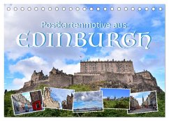 Postkartenmotive aus Edinburgh (Tischkalender 2025 DIN A5 quer), CALVENDO Monatskalender