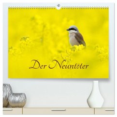 Der Neuntöter (hochwertiger Premium Wandkalender 2025 DIN A2 quer), Kunstdruck in Hochglanz