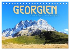 Georgien - Einmalige Landschaften (Tischkalender 2025 DIN A5 quer), CALVENDO Monatskalender