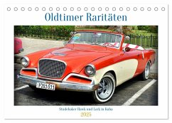 Oldtimer Raritäten - Studebaker Hawk und Lark in Kuba (Tischkalender 2025 DIN A5 quer), CALVENDO Monatskalender