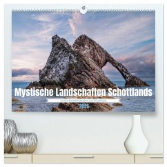 Mystische Landschaften Schottlands (hochwertiger Premium Wandkalender 2025 DIN A2 quer), Kunstdruck in Hochglanz