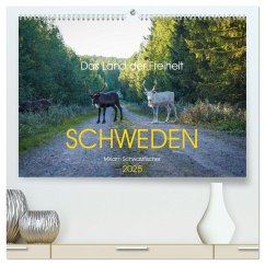 Das Land der Freiheit Schweden (hochwertiger Premium Wandkalender 2025 DIN A2 quer), Kunstdruck in Hochglanz