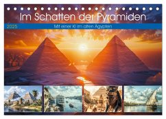 Im Schatten der Pyramidern (Tischkalender 2025 DIN A5 quer), CALVENDO Monatskalender