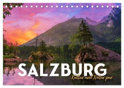 Salzburg - Kultur und Natur pur. (Tischkalender 2025 DIN A5 quer), CALVENDO Monatskalender