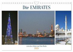 Die EMIRATES zwischen Dubai und Abu Dhabi (Wandkalender 2025 DIN A4 quer), CALVENDO Monatskalender - Calvendo;Senff, Ulrich