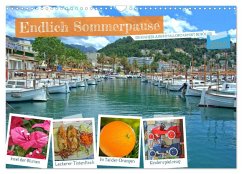 Endlich Sommerpause - Ein ganzer Juni in Mallorcas Port de Sóller (Wandkalender 2025 DIN A3 quer), CALVENDO Monatskalender