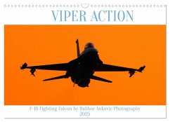 VIPER ACTION - F-16 FIGHTING FALCON (Wandkalender 2025 DIN A3 quer), CALVENDO Monatskalender