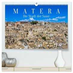 Matera - Die Stadt der Sassi (hochwertiger Premium Wandkalender 2025 DIN A2 quer), Kunstdruck in Hochglanz - Calvendo;Meyer, Dieter