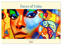 Faces of Cuba - Gesichter Kubas (Wandkalender 2025 DIN A2 quer), CALVENDO Monatskalender - Calvendo;Löwis of Menar, Henning von