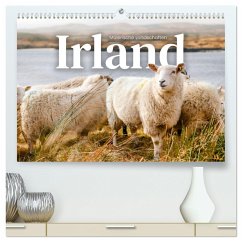 Irland - Malerische Landschaften (hochwertiger Premium Wandkalender 2025 DIN A2 quer), Kunstdruck in Hochglanz - Calvendo;Monkey, Happy
