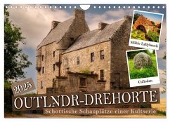 Outlndr-Drehorte (Wandkalender 2025 DIN A4 quer), CALVENDO Monatskalender - Calvendo;Grau, Anke