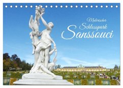 Malerischer Schlosspark Sanssouci (Tischkalender 2025 DIN A5 quer), CALVENDO Monatskalender