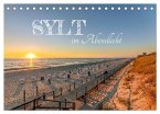 Sylt im Abendlicht (Tischkalender 2025 DIN A5 quer), CALVENDO Monatskalender