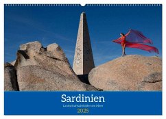 Sardinien - Landschaftsaktbilder am Meer (Wandkalender 2025 DIN A2 quer), CALVENDO Monatskalender