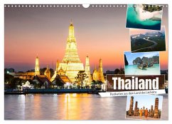 Thailand - Postkarten aus dem Land des Lächelns (Wandkalender 2025 DIN A3 quer), CALVENDO Monatskalender