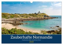 Zauberhafte Normandie: Frankreichs wilde, wunderbare Küste (Wandkalender 2025 DIN A3 quer), CALVENDO Monatskalender - Calvendo;Maunder (him), Hilke