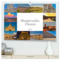 Wundervolles Florenz (hochwertiger Premium Wandkalender 2025 DIN A2 quer), Kunstdruck in Hochglanz