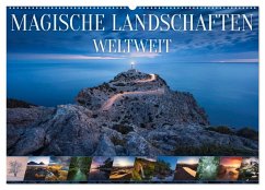 Magische Landschaften Weltweit (Wandkalender 2025 DIN A2 quer), CALVENDO Monatskalender