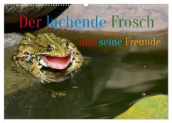 Der lachende Frosch und seine Freunde (Wandkalender 2025 DIN A2 quer), CALVENDO Monatskalender