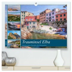 Trauminsel Elba: Mediterranes Paradies für Romantiker (hochwertiger Premium Wandkalender 2025 DIN A2 quer), Kunstdruck in Hochglanz
