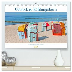 Ostseebad Kühlungsborn. Erholung mit allen Sinnen (hochwertiger Premium Wandkalender 2025 DIN A2 quer), Kunstdruck in Hochglanz