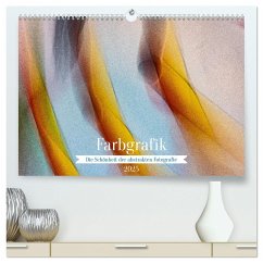 Farbgrafik - Die Schönheit der abstrakten Fotografie (hochwertiger Premium Wandkalender 2025 DIN A2 quer), Kunstdruck in Hochglanz