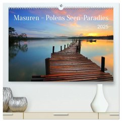 Masuren - Polens Seen-Paradies (hochwertiger Premium Wandkalender 2025 DIN A2 quer), Kunstdruck in Hochglanz - Calvendo;Junghanns, Konstanze