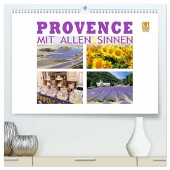 Provence mit allen Sinnen (hochwertiger Premium Wandkalender 2025 DIN A2 quer), Kunstdruck in Hochglanz