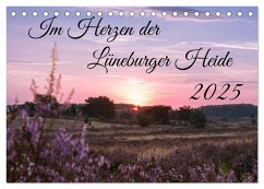 Im Herzen der Lüneburger Heide (Tischkalender 2025 DIN A5 quer), CALVENDO Monatskalender